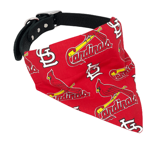 STL CARDINALS Dog Collar Bandana- Reversible-Home/Away- Small